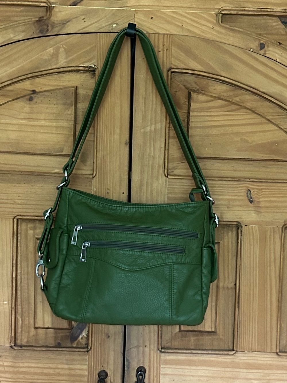 UNIQUE WEST Vegan Leather Crossbody